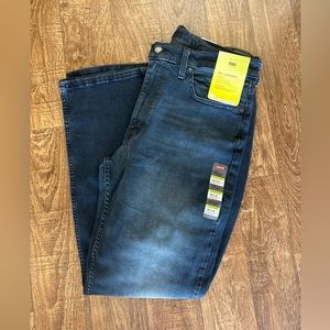 NWT: Men's 36 x 32, Levi's 514, Straight Fit, Dark Wash, MSRP $79.50 SAVE